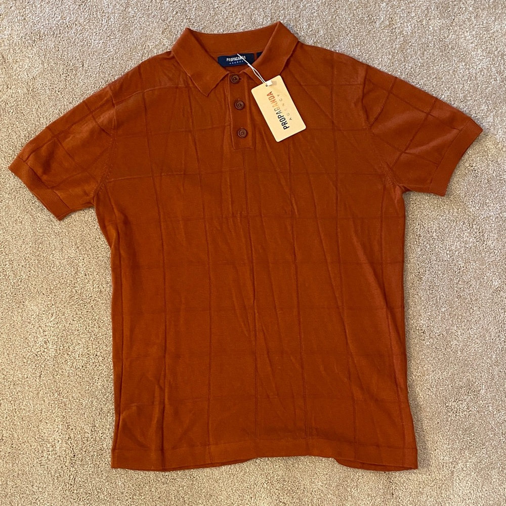 Propaganda Agency Rust Polo Shirt